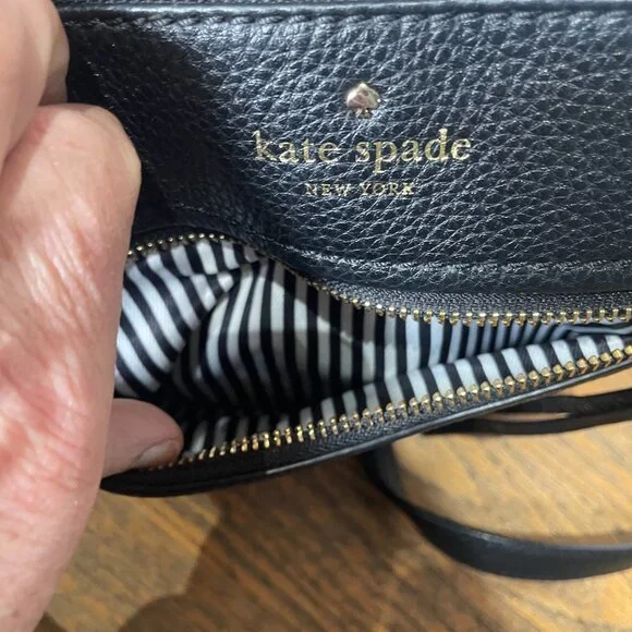 Kate Spade Cobble Hill Small Gina Satchel Black - Picture 5 of 11